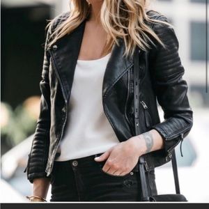 Moto leather jacket